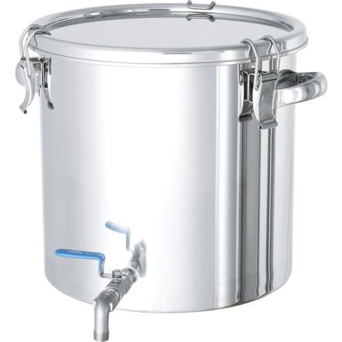 ■MONOVATE ステンレスタンク ストレート密閉タンク(ボールバルブ付) 10L〔品番:CTHV24〕【7515871:0】[店頭受取不可]