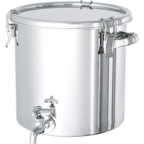 ■MONOVATE ステンレスタンク ストレート密閉タンク(蛇口付) 4L〔品番:CTHW18〕【7515944:0】[店頭受取不可]