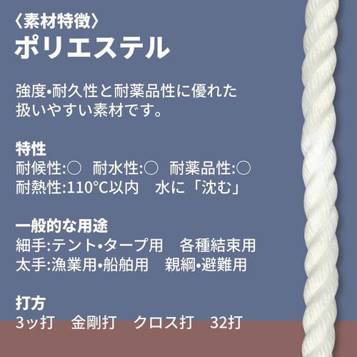■ユタカメイク ポリエステルクロス係留ドラム巻 9φ×150m 黒〔品番:PRD51〕【7541171:0】[店頭受取不可]_2
