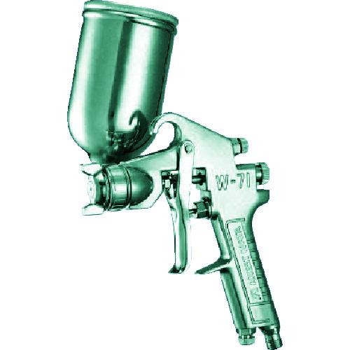 ■アネスト岩田 小形スプレーガン 重力式 ノズル口径 Φ1.0 空気使用量75L/min〔品番:W711G〕【7562535:0】[店頭受取不可]_3