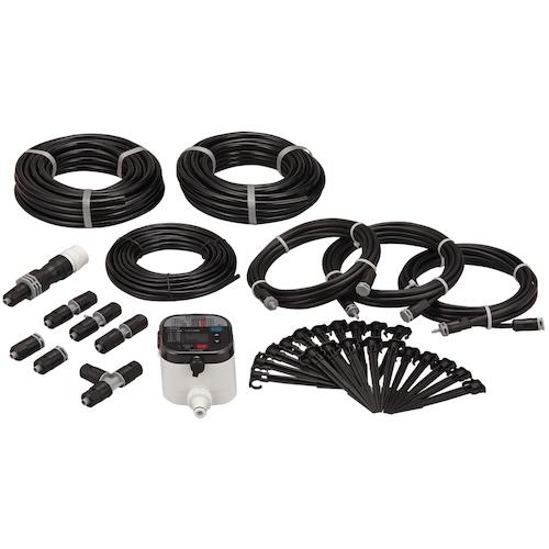 ■タカギ 水やりスターターキットタイマー付(家庭用菜園用)〔品番:GKK101〕【7582587:0】[店頭受取不可]