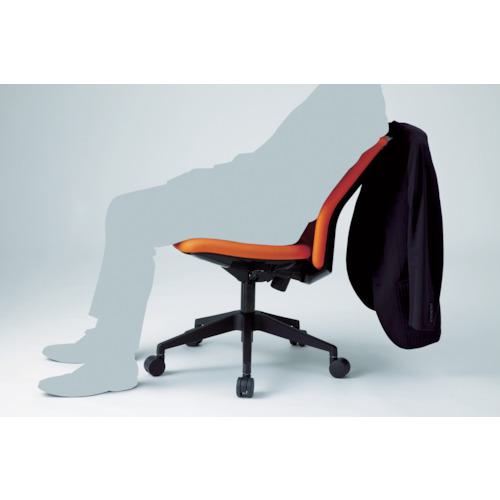 ■【在庫限り】IRIS ハンガー付回転椅子(シンクロロッキング) オレンジ/ブラック〔品番:HGXCKRS46M0FOG〕【7594321:0】[直送DS][店頭受取不可]_2