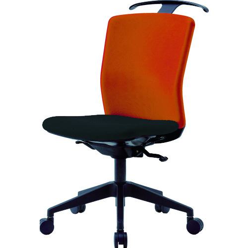 ■【在庫限り】IRIS ハンガー付回転椅子(シンクロロッキング) オレンジ/ブラック〔品番:HGXCKRS46M0FOG〕【7594321:0】[直送DS][店頭受取不可]