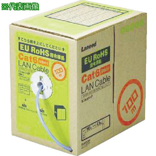 ■ELECOM EURoHS指令準拠LANケーブル300m/リール巻ライトグレー〔品番:LDCT6LG300RS〕【7594607:0】[店頭受取不可]
