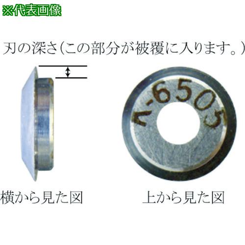 ■IDEAL リンガー 替刃 適合電線(mm):被覆厚0.46~〔品番:K6503〕【7598751:0】[店頭受取不可]