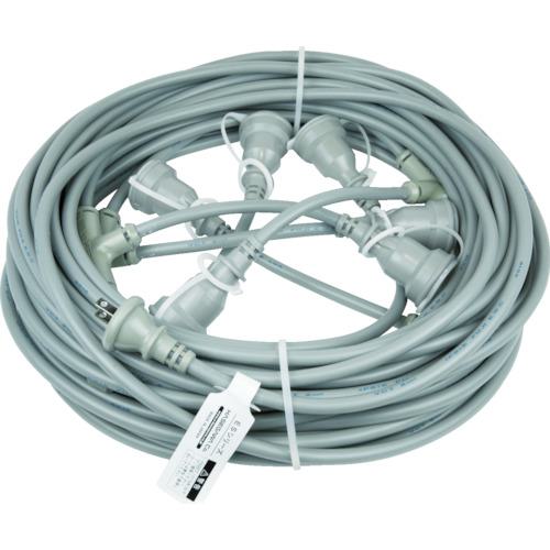 ■HASEGAWA 分岐ケーブル ESTCシリーズ 25m 防水コネクター 質量4kg〔品番:ESTC25M225〕【7621132:0】[店頭受取不可]