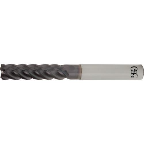 ■OSG FXコート チタン合金加工用不等リードエンドミル 5刃ロング UVX コーナー半径2.5mm 刃径20mm 刃長80mm 首下長100mm 8555604〔品番:UVXLTI5FL20XR2.5X100〕【7637144:0】[店頭受取不可]