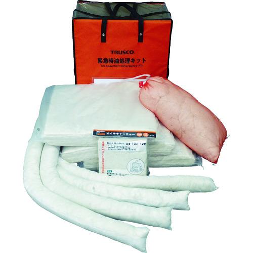 ■TRUSCO 緊急時油処理キット L〔品番:TOKKL〕【7647778:0】[店頭受取不可]