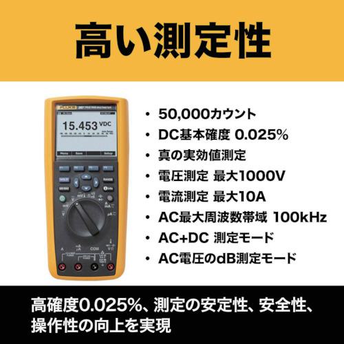■FLUKE デジタル・マルチメーター 真の実効値トレンド・キャプチャー付〔品番:287〕【7657412:0】[店頭受取不可]_2