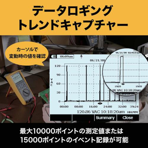 ■FLUKE デジタル・マルチメーター 真の実効値トレンド・キャプチャー付〔品番:287〕【7657412:0】[店頭受取不可]_3