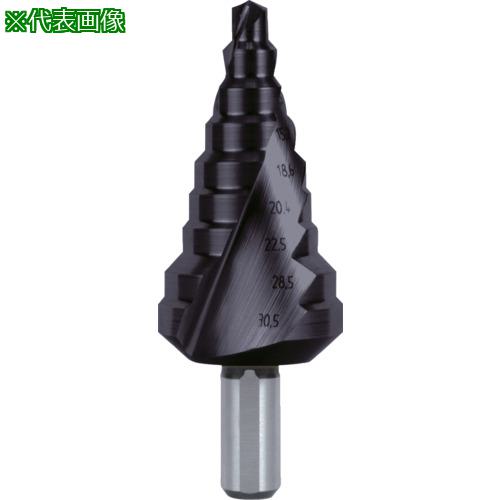 ■RUKO 2枚刃スパイラルステップドリル 30.5mm チタンアルミニウム〔品番:101098F〕【7660057:0】[店頭受取不可]