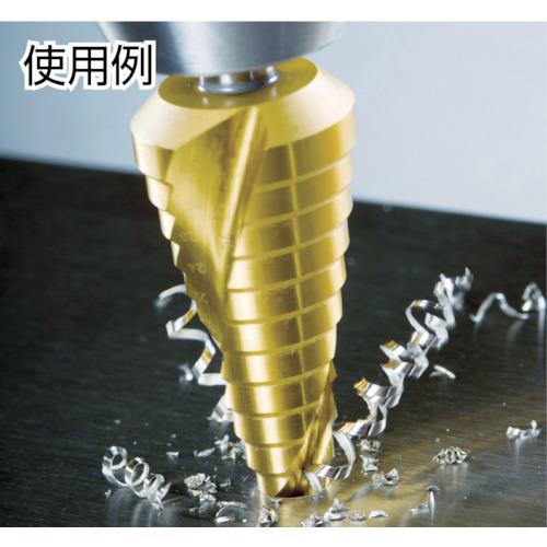 ■ALPEN 【売切廃番】2枚刃スパイラルステップドリル 37mm チタン〔品番:72800729〕【7666314:0】[店頭受取不可]_2