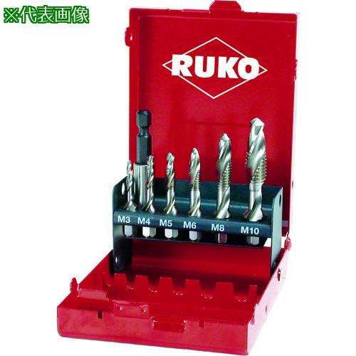 ■【在庫限り】RUKO 六角軸タッピングドリル ハイス セット ショートタイプ〔品番:R270020〕【7670320:0】[店頭受取不可]
