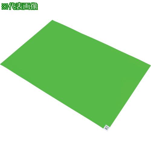 ■TRUSCO 粘着クリーンマット 600X1200MM グリーン (10シート入)〔品番:CM601210GN〕【7679271:0】[直送DS][店頭受取不可]