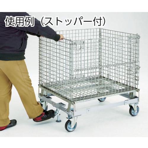 ■TRUSCO ネットパレットカー 1000X1200 S付〔品番:NC12S〕【7680619:0】[直送DS][店頭受取不可]_3