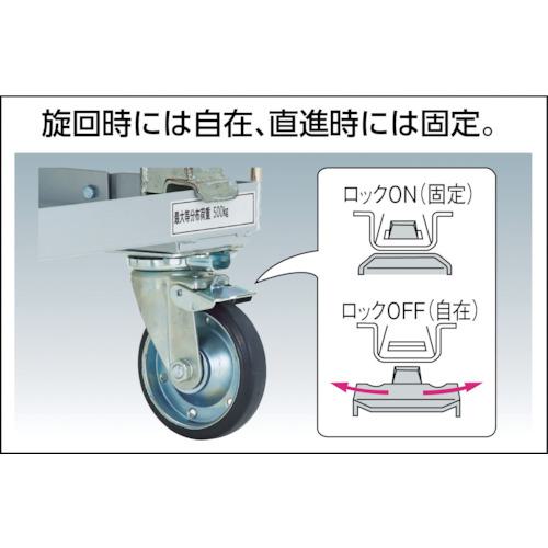 ■TRUSCO ネットパレットカー 1000X1200 S付〔品番:NC12S〕【7680619:0】[直送DS][店頭受取不可]_2