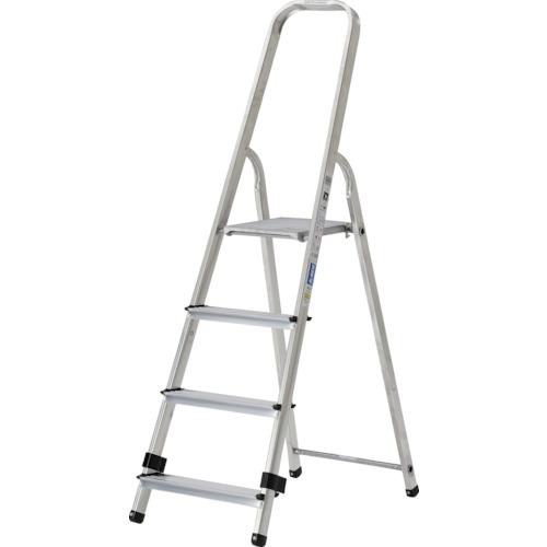 ■アルインコ 上枠付専用脚立 天板高さ77cm 最大使用質量150kg〔品番:TBF4〕【7727500:0】[店頭受取不可]