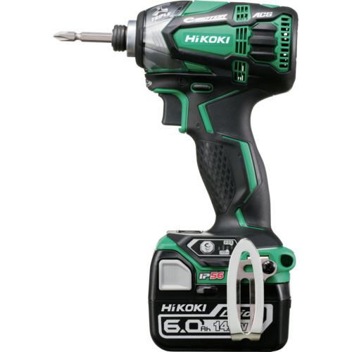■HiKOKI 14.4Vコードレスインパクトドライバ 6.0Ah グリーン〔品番:WH14DDL22LYPKL〕【7771215:0】[店頭受取不可]