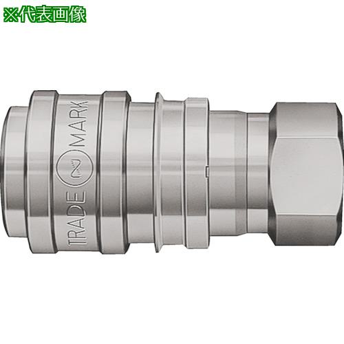 ■日東 S210カプラ 高圧用相手側取付サイズR3/4耐圧力(MPa)31(02360)〔品番:S2106SSUSFKM〕【7780729:0】[店頭受取不可]