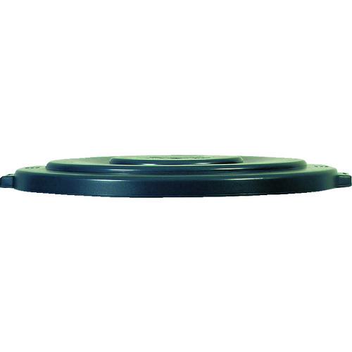 ■ERECTA ラウンドブルートコンテナ用フタ 208.2L用 ブラック〔品番:1779738〕【7784571:0】[店頭受取不可]