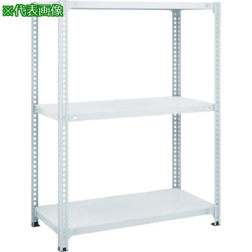 ■TRUSCO スチールラック SBL型抗菌塗装セミボルトレス軽量棚 W1800XD450XH1200 3段 W色〔品番:SBL4643W〕【7786280:0】[直送DS][店頭受取不可]