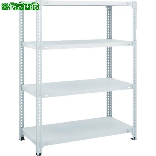 ■TRUSCO スチールラック SBL型抗菌塗装セミボルトレス軽量棚 W1800XD450XH1200 4段 W色〔品番:SBL4644W〕【7786298:0】[直送DS][店頭受取不可]