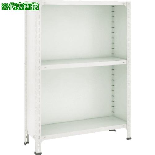 ■TRUSCO スチールラック 軽量棚背板・側板付 1800X600XH1500 3段 ネオグレー〔品番:56W23〕【7799098:0】[直送DS][店頭受取不可]