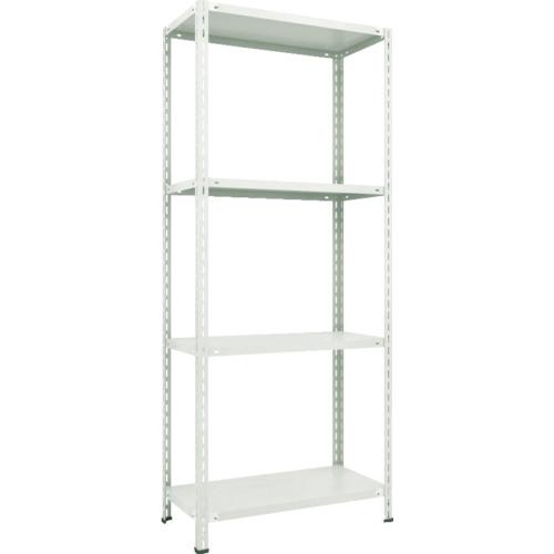 ■TRUSCO スチール写真仕合わせ 軽さ棚 中棚雄螺旋受け答え型 875X300X2100 4段 ネオ薄墨色〔品番:L73V14〕【7799845:0】[直送DS][店先受け取り証書不可]