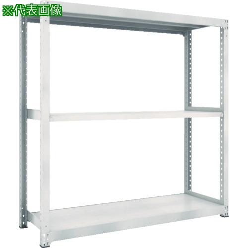 ■TRUSCO スチールラック M3型中量棚 1500X921XH1800 3段 単体 ネオグレー〔品番:M36593〕【7802269:0】[直送DS][店頭受取不可]