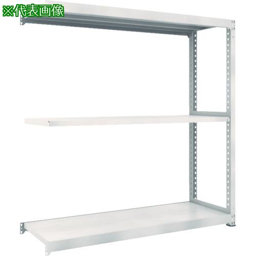 ■TRUSCO スチールラック M5型中量棚 1200X471XH1800 3段 連結 ネオグレー〔品番:M56453B〕【7802951:0】[直送DS][店頭受取不可]