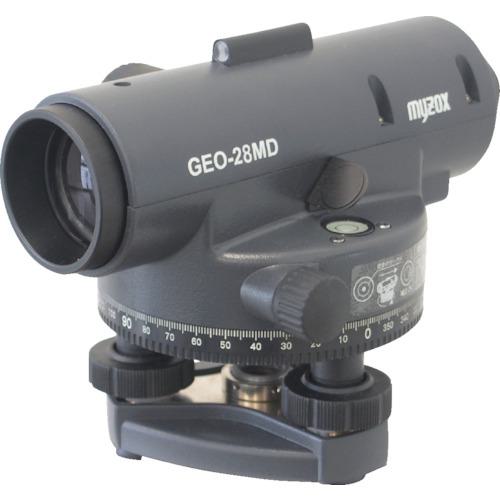 ■MYZOX オートレベル 28倍(三脚付)＜GEO-28MD/SAT-OD＞〔品番:GEO28MD〕【7808054:0】[店頭受取不可]