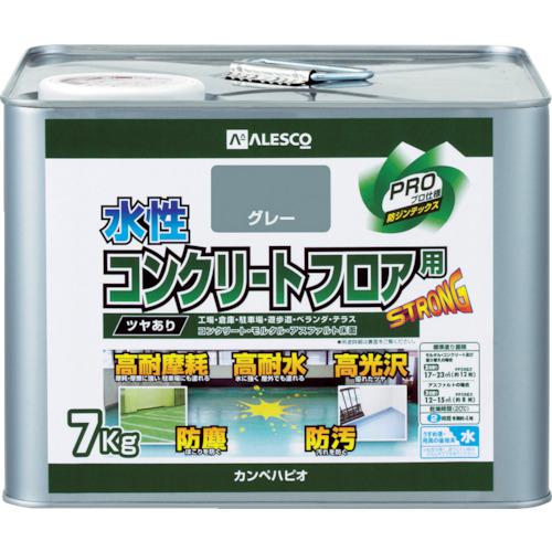 ■KANSAI 水性コンクリートフロア用 7KG グレー〔品番:3790327〕【7808437:0】[店頭受取不可]