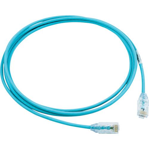 ■PANDUIT カテゴリ6細径パッチコード 15m パステルブルー UTP28SP15MPB〔品番:UTP28SP15MPB〕【7853327:0】[店頭受取不可]