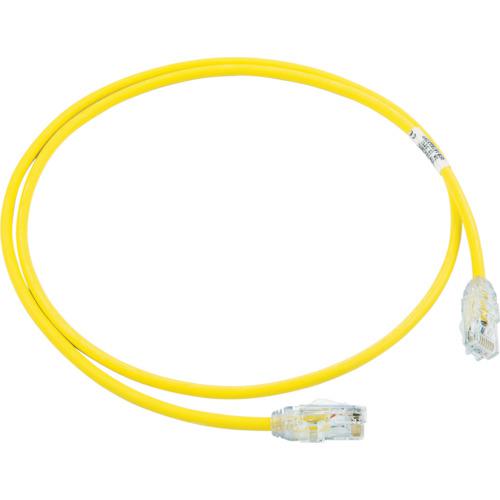 ■PANDUIT カテゴリ6A細径パッチコード 15m 黄 UTP28X15MYL〔品番:UTP28X15MYL〕【7853548:0】[店頭受取不可]