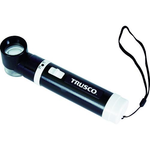 ■TRUSCO LED付きスケールルーペ 10倍〔品番:TL10KLED〕【7869151:0】[店頭受取不可]