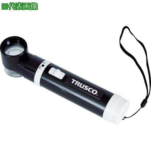 ■TRUSCO LED付きスケールルーペ 15倍〔品番:TL15KLED〕【7869169:0】[店頭受取不可]