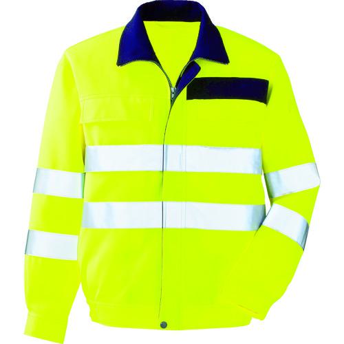 ■ミドリ安全 高視認 ブルゾン イエロー S〔品番:VE324UES〕【7949596:0】[店頭受取不可]