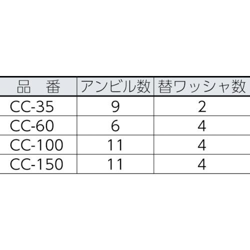 ■TECLOCK シリンダゲージ 測定範囲35~60mm〔品番:CC60〕【7954654:0】[店頭受取不可]
