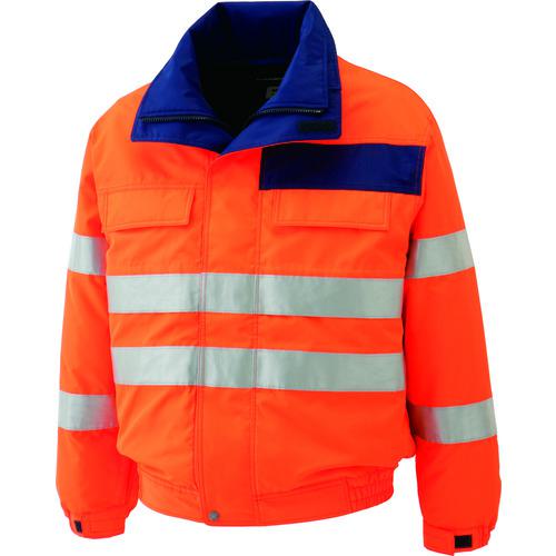 ■ミドリ安全 高視認性 防水帯電防止防寒ブルゾン オレンジ S〔品番:SE1135UES〕【7979002:0】[店頭受取不可]