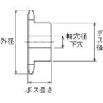 ■KANA ニバイピッチスプロケット 歯数12 適合チェーンNo.C2050〔品番:SUS2052B12〕【8044474:0】[店頭受取不可]