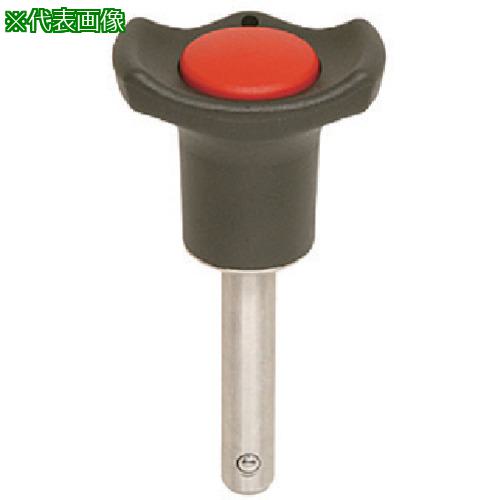 ■kipp ボールロックピン(樹脂グリップタイプ)〔品番:BLP16050SUS〕【8059924:0】[店頭受取不可]