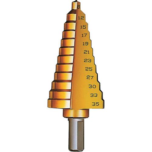 ■大見 タケノコドリル ゴールドタイプ 12段 10mm〔品番:TK635G〕【8079898:0】[店頭受取不可]