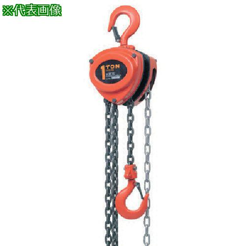 ■HHH チェーンブロック 定格荷重1t 揚程2.5m〔品番:RCB1〕【8087219:0】[店頭受取不可]