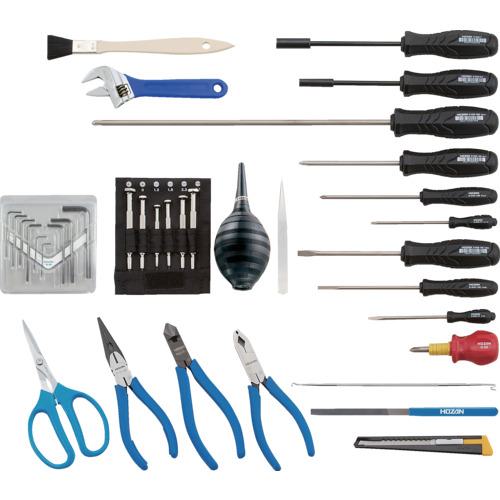■HOZAN 軽作業用工具一式 S-241〔品番:S241〕【8107662:0】[店頭受取不可]