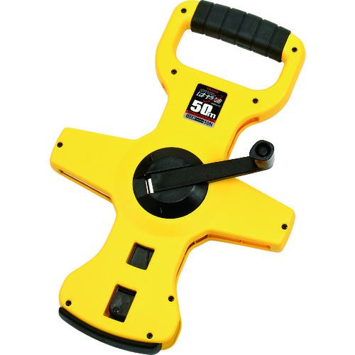 ■タジマ エンジニヤスーパーはや巻用 ケース+ハンドルセット50m〔品番:HSP3CS50〕【8134505:0】[店頭受取不可] メジャー・巻尺