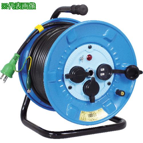 ■NICHIDO 電工ドラム 屋外型 アース付 20m〔品番:NPWE23〕【8147396:0】[店頭受取不可]