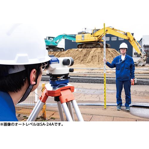 ■シンワ オートレベル 28倍 SA-28A球面脚頭式三脚付〔品番:76901〕【8164325:0】[店頭受取不可]_2