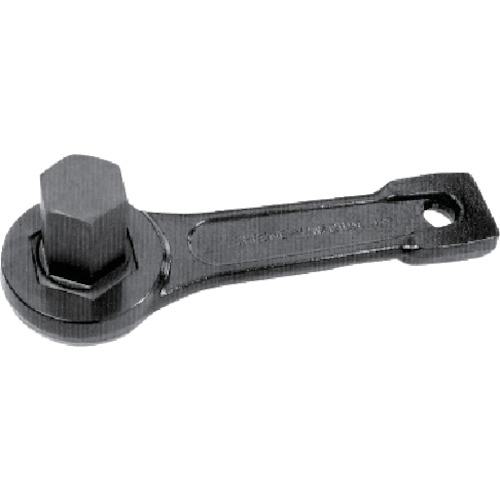 ■ASH 打撃六角棒スパナ27mm〔品番:DA2700〕【8165087:0】[店頭受取不可]