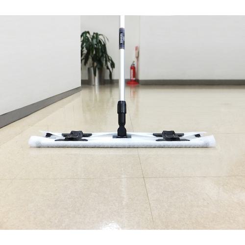 ■テラモト ライトモップ黒パイプ柄90cm〔品番:CL3520900〕【8172918:0】[直送DS][店頭受取不可]_8