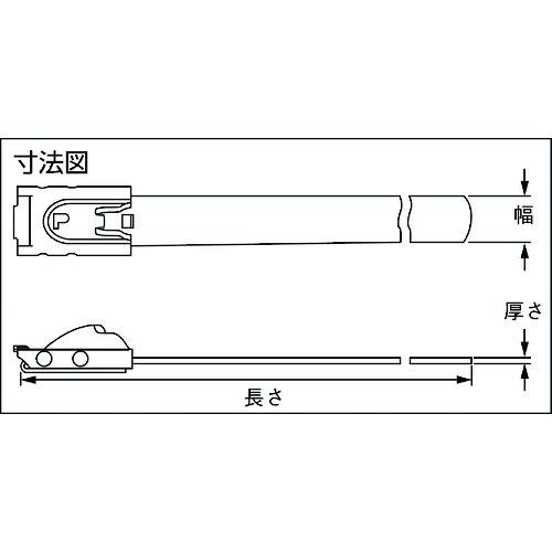 ■PANDUIT MLTタイプ 自動ロック式ステンレススチールバンド SUS316 幅15.9mm 長さ912mm 50本入り MLT10SH-LP316〔品番:MLT10SHLP316〕【8180295:0】[店頭受取不可]